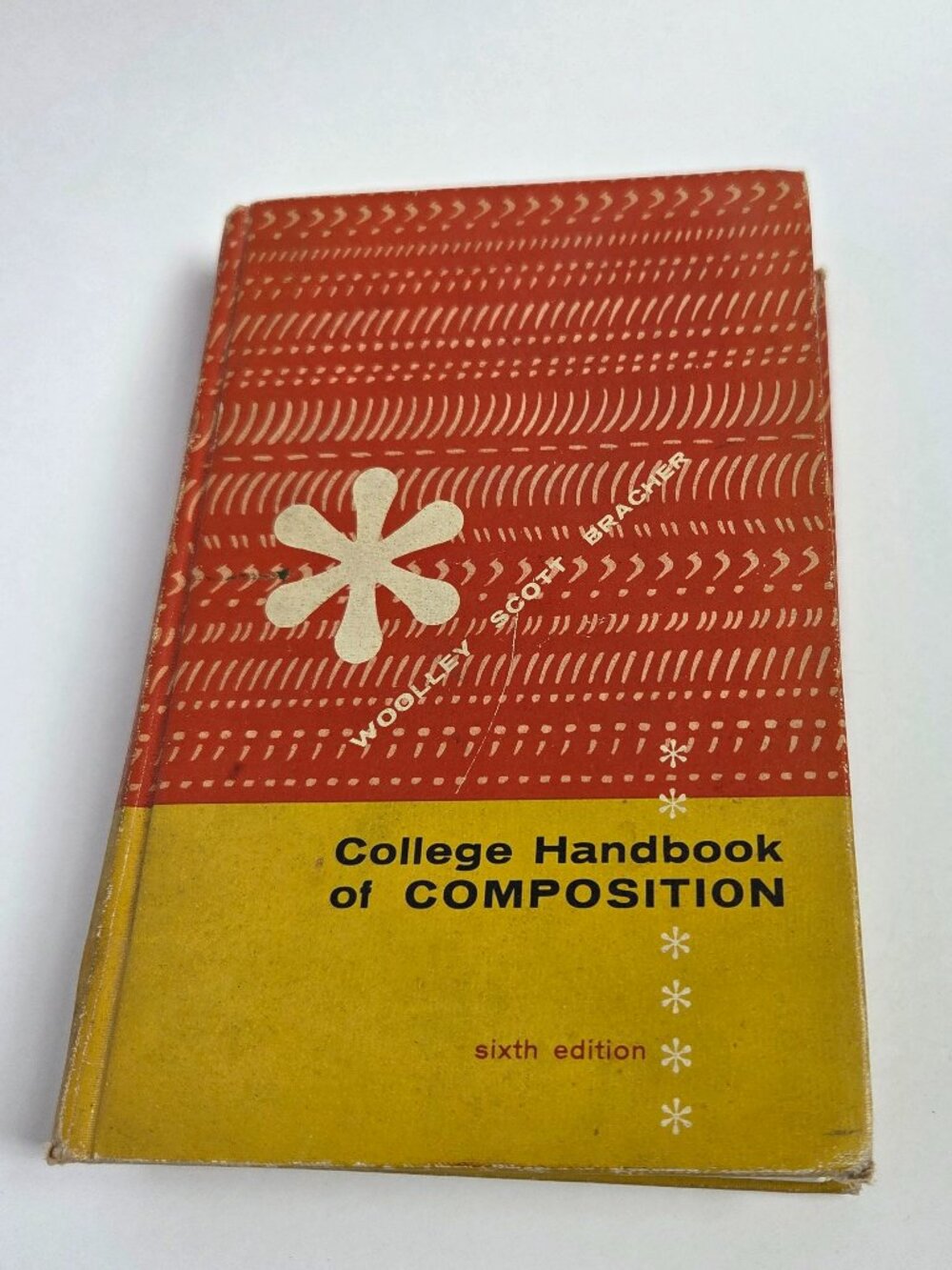 Vintage 1958 College Handbook of Composition Sixth Edition Hardcover